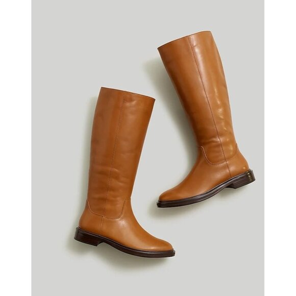 Madewell The Drumgold Boot in Extended Calf in Sepia - Picture 1 of 11
